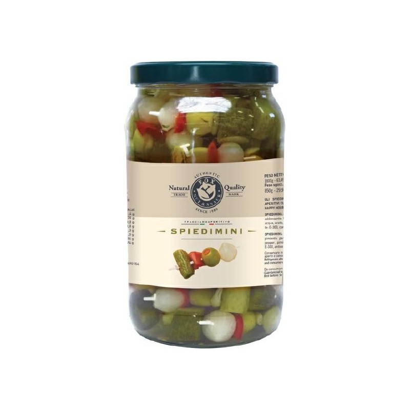 Spiedini di Verdure Fox: Mix Colorato e Gustoso da 1800g Spiedini di Verdure Fox: Mix Colorato e Gustoso da 1800g
