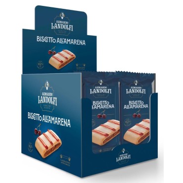 Espositore Biscotti Amarena Landolfi 90 pezzi da 12 g