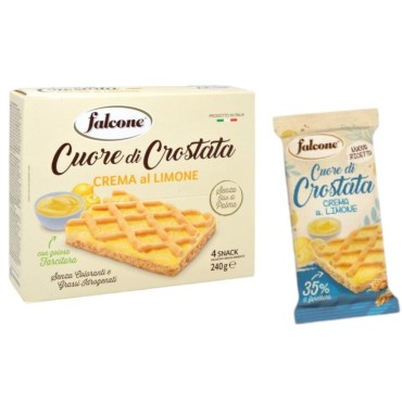 Falcone Trancio Cuor di Crostata Crema Limone 240 gr