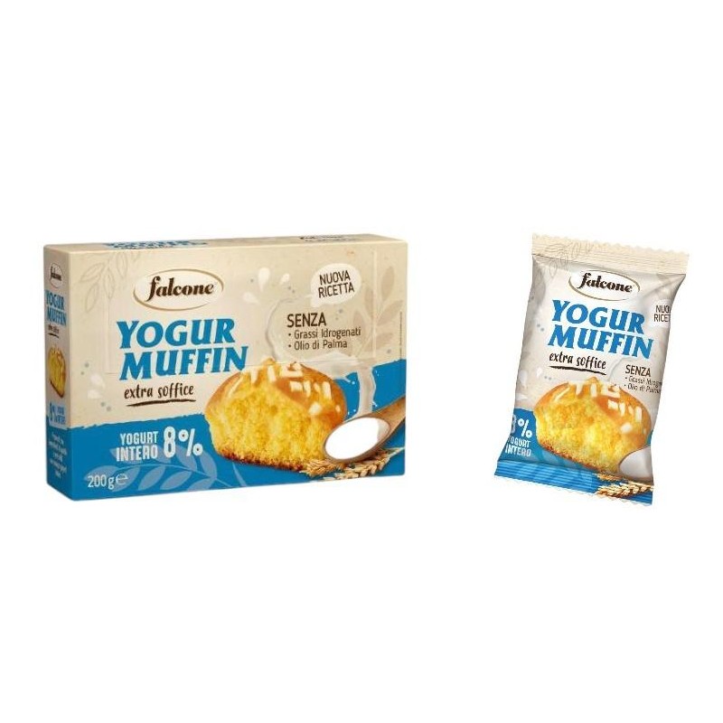 Falcone Muffin allo Yogurt 200 gr Falcone Muffin allo Yogurt 200 gr