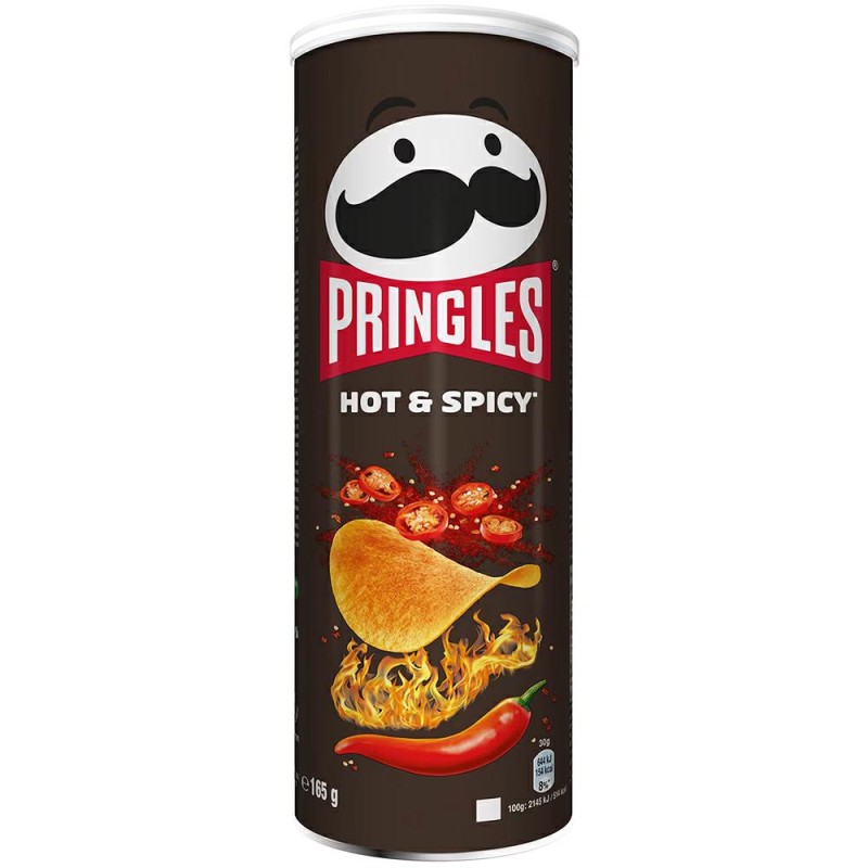 Pringles Patatine Gusto Flame Spicy?ä Bbq Flavour Tubo da 175 grammi Pringles Patatine Gusto Flame Spicy?ä Bbq Flavour Tubo da 175 grammi