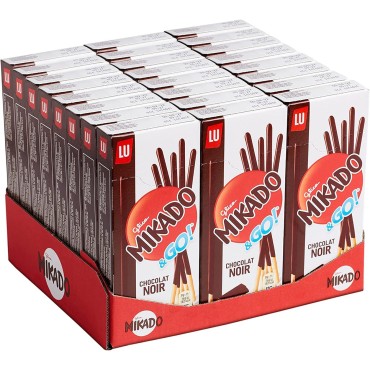 Mikado & Go al Cioccolato Fondente 24 pezzi da 39 grammi
