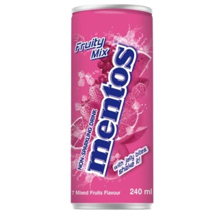 Mentos Soda Drink Fruit Mix ml.240x24
