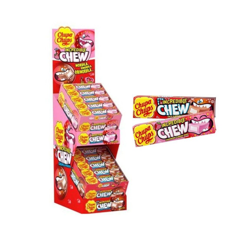 Chupa Chups Incredible Chew Expo x 40