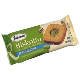 Biscotto Crema Pistacchio Senza Glutine gr.60x12 Falcone Gluten Free
