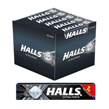 Halls Extra Forte gr.33,5x20 1,30Â€ Con Zucchero