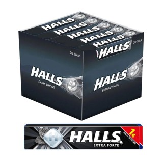 Halls Extra Forte gr.33,5x20 1,30Â€ Con Zucchero