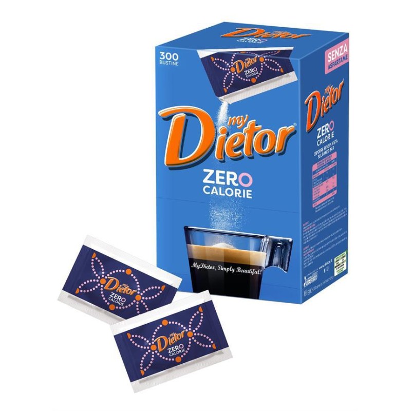 My Dietor Dolcificante Naturale Dietor Dispenser da 300 Bustine My Dietor Dolcificante Naturale Dietor Dispenser da 300 Bustine