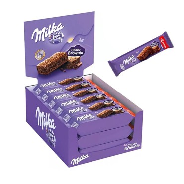 Milka Choco Brownie Tortina al Cioccolato al Latte Espositore da 24 pz x 50 gr
