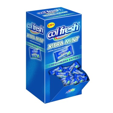 Colfresh Duetto gum X-Tra Mint display x 200 pz