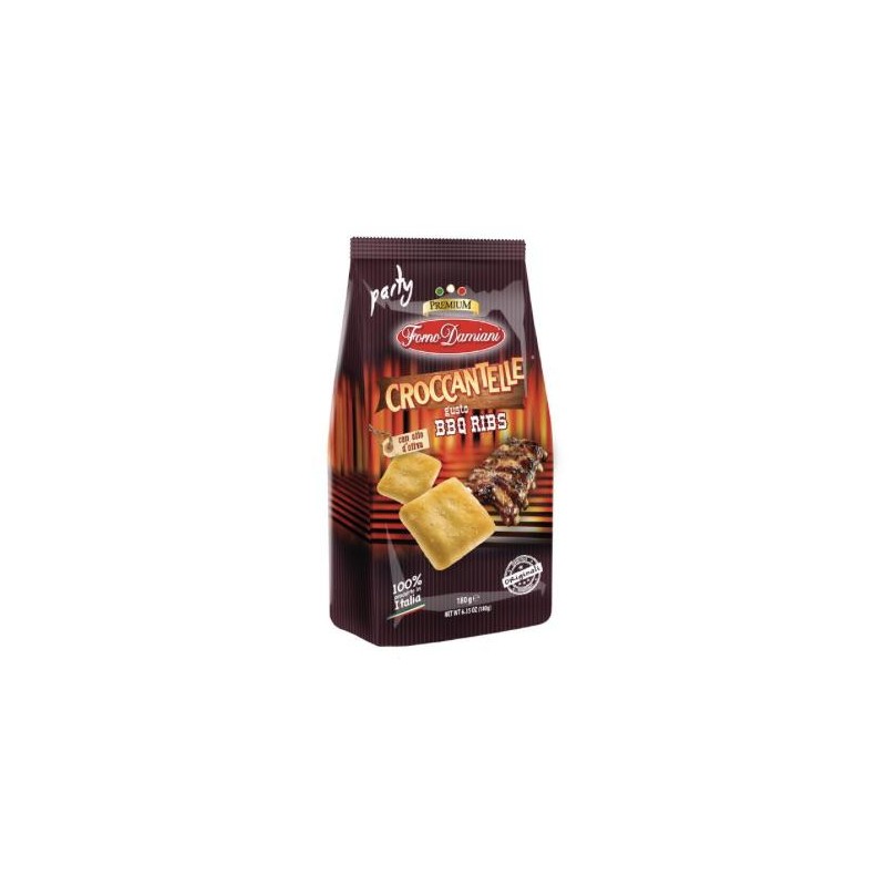 Croccantelle BBQ Ribs Party gr.180 Forno Damiani