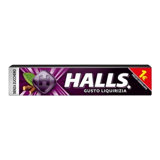Halls Liquirizia Sugarfree 1,30Â€ gr.32x20