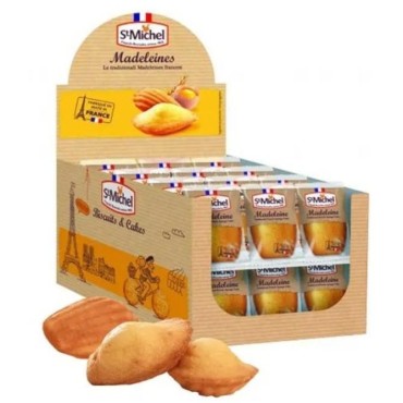 Display Madeleines St. Michel 25 Monoporzioni da 25 grammi