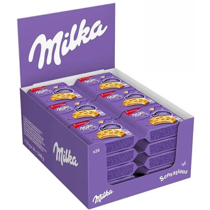 MILKA MERENDINA CIOCCOLATO COOKIES SENSATIONS 24PZ MILKA MERENDINA CIOCCOLATO COOKIES SENSATIONS 24PZ