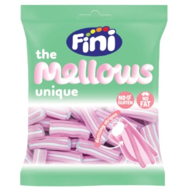 Fini Clouds Marshmallow Striato Rosa Senza Glutine - 12 Buste da 80gr