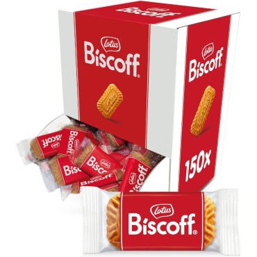 Lotus Biscoff Biscotti Caramellati 150 pezzi da 6 grammi