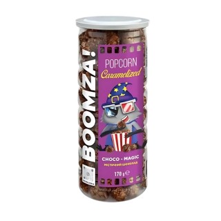Boomza! PopCorn Caramellati Gusto Cioccolato gr.170