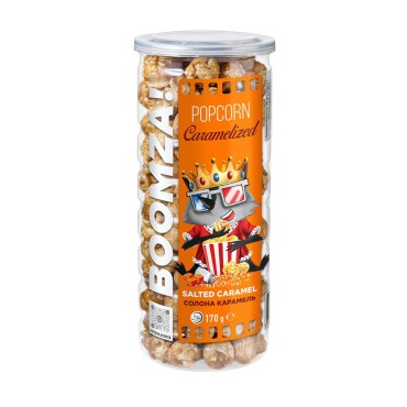 Boomza! PopCorn Caramellati Gusto Caramello Salato gr.170