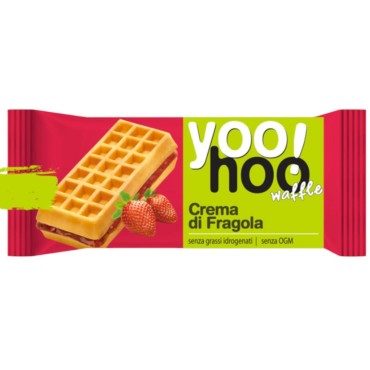 Yoohoo! Waffle Fragola  gr.50 x12 pezzi Zaniboni