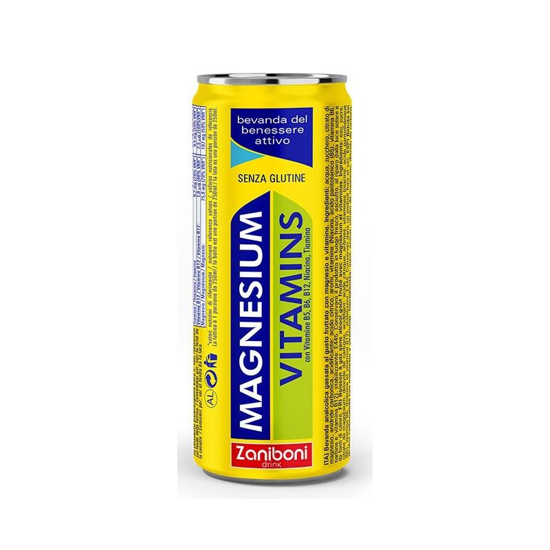 MAGNESIUM VITAMINS drink ml.250 x24 lattine Zaniboni MAGNESIUM VITAMINS drink ml.250 x24 lattine Zaniboni