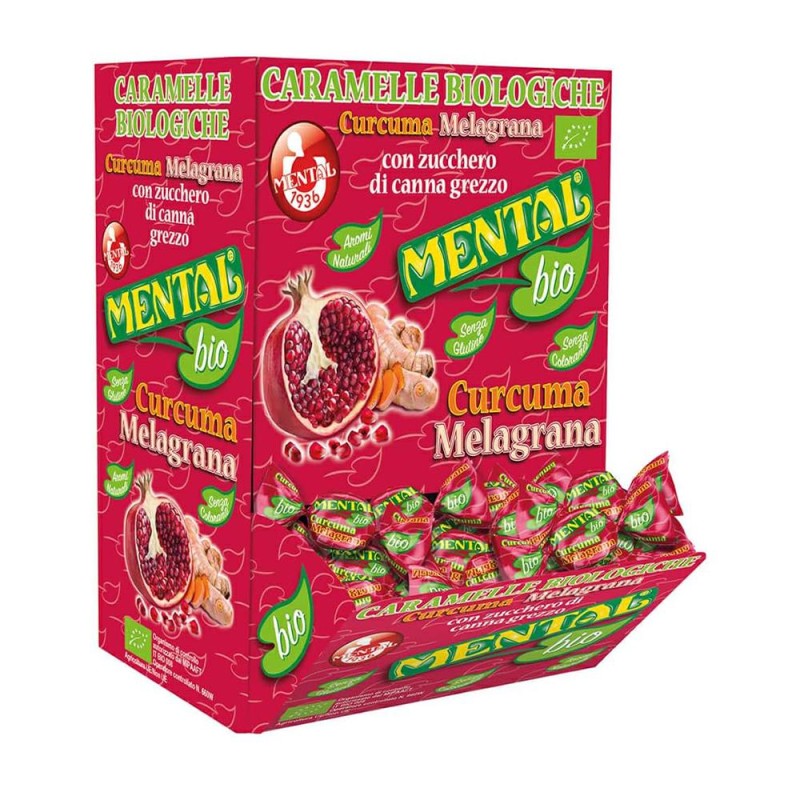 Dispenser Caramelle Bio Curcuma Melograno Fassi kg.0,75 Mental