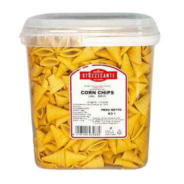 Secchiello Corn Chips Mais kg.1 Stuzzicante