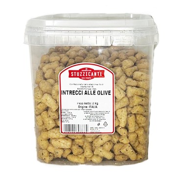 Secchiello Intrecci alle Olive kg.2 Stuzzicante