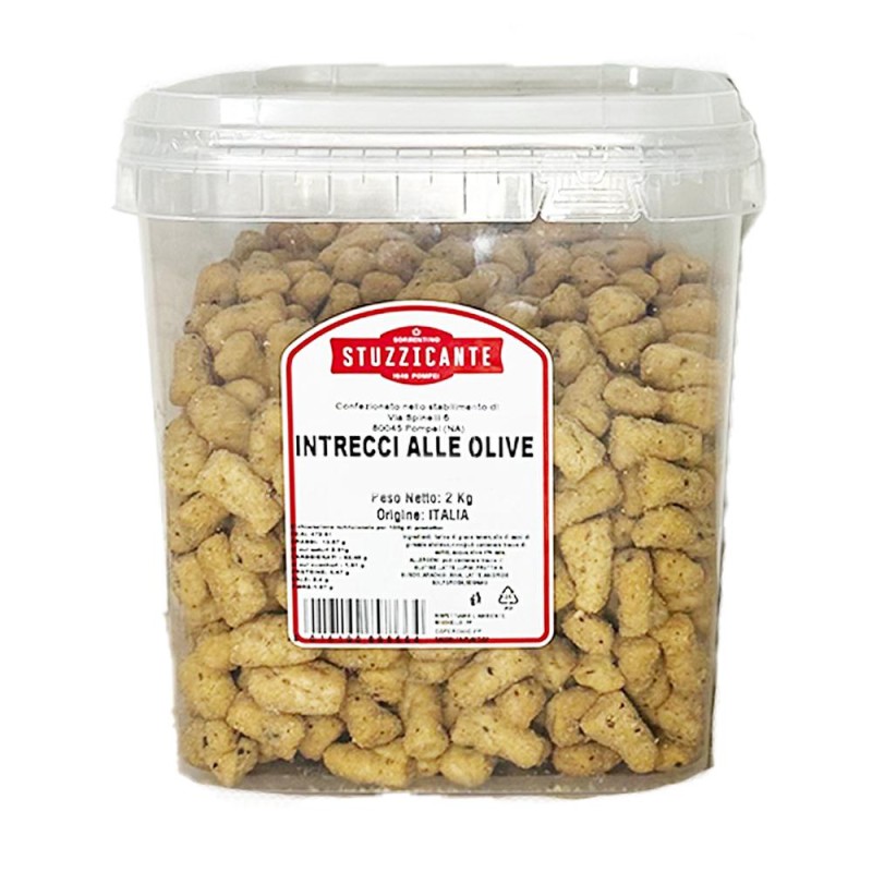 Secchiello Intrecci alle Olive kg.2 Stuzzicante