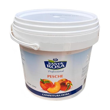 Santa Rosa Confettura Extra di Pesche Barattolo da 3,2 Kg