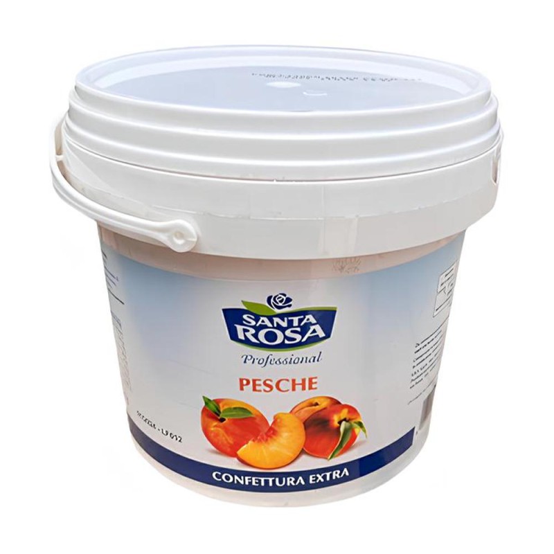 Santa Rosa Confettura Extra di Pesche Barattolo da 3,2 Kg