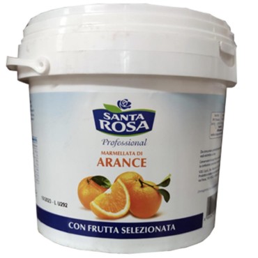 Santa Rosa Marmellata di Arance Con Frutta Selezionata Barattolo da 3,2 Kg