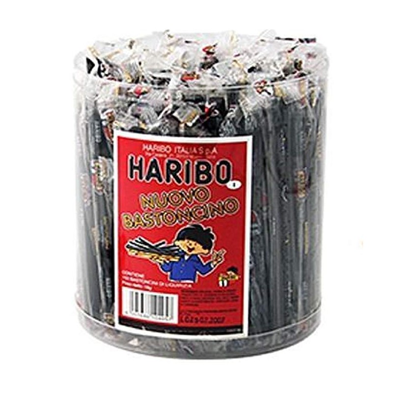 Haribo Bastoncini di Pura Liquirizia 150 caramelle Haribo Bastoncini di Pura Liquirizia 150 caramelle