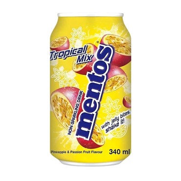 Mentos Soda Drink Tropical Mix ml.340x24
