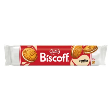 Biscotti Lotus Biscoff Ripieni di Crema al Gusto Vaniglia 1 Confezione da 150 grammi
