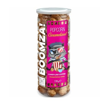 Boomza! PopCorn Caramellati Gusto Caramella al Caffè gr.170