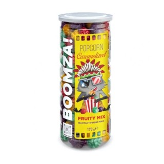 Boomza! PopCorn Caramellati Gusto Fruity Mix gr.170