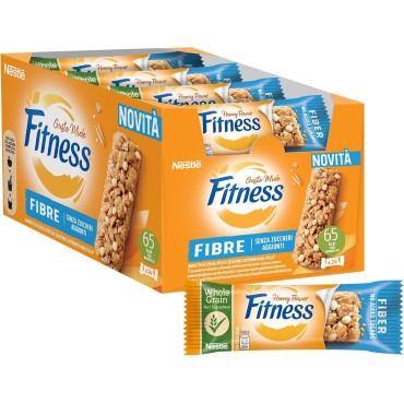 Nestle' Fitness Fibre Gusto Miele Senza Zuccheri Aggiunti Confezione da 24 Barrette