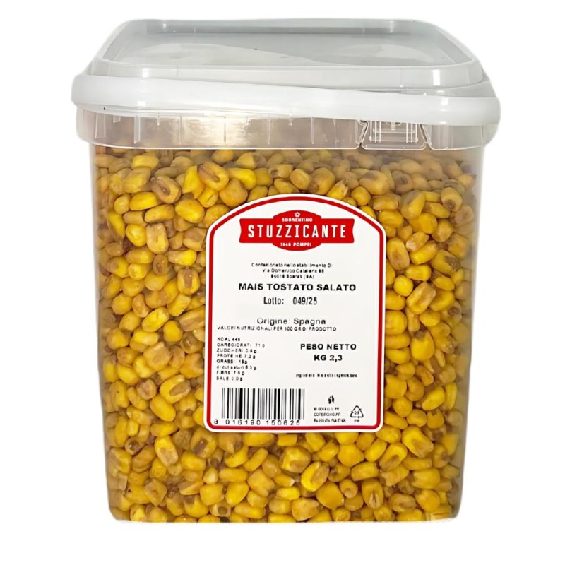 Secchiello Mais Tostato e Salato kg.2,3 Stuzzicante