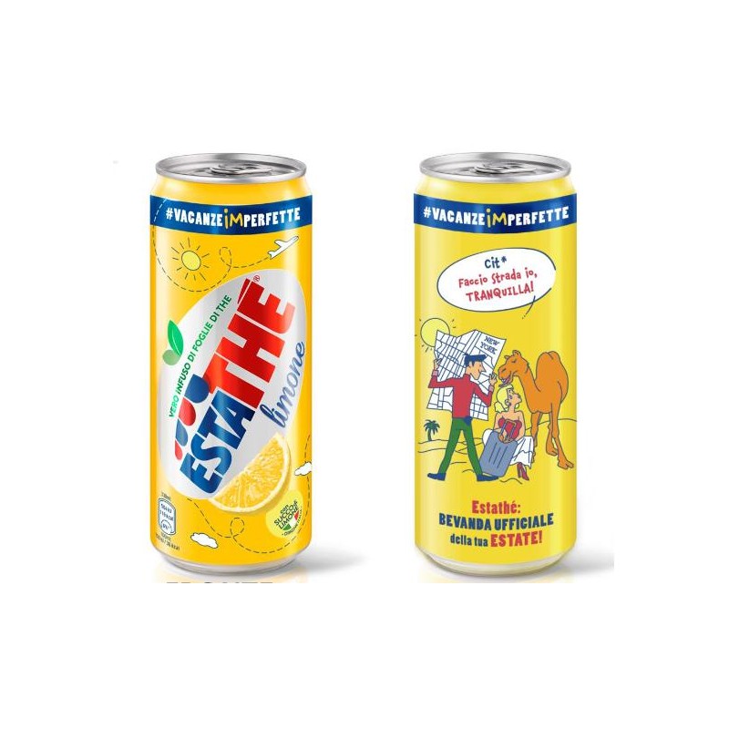 Estathe' Lattina Pesca Confezione da 24 Lattine da 330 ml Estathe' Lattina Pesca Confezione da 24 Lattine da 330 ml