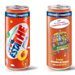 Estathe' Lattina Limone Confezione da 24 Lattine da 330 ml