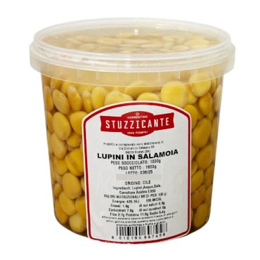 Secchiello Lupini in Salamoia kg.1 Stuzzicante