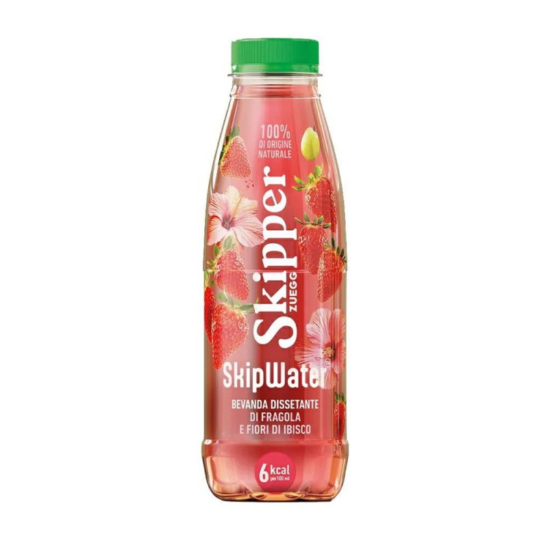 SkipWater Skipper Fragola e Fiori d'Ibisco PET ml.500x12