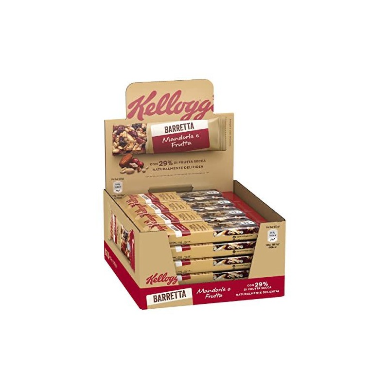 Kellogg's Barrette Mandorla Frutta gr.32x16