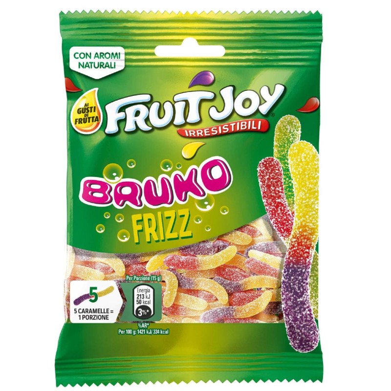 Fruit Joy Sour Worm Bustina gr.80x28 NestlÃ¨