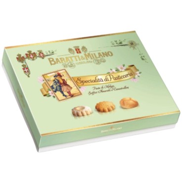 Baratti&Milano Specialità di Pasticceria Assortite Scatola Regalo da 330 gr