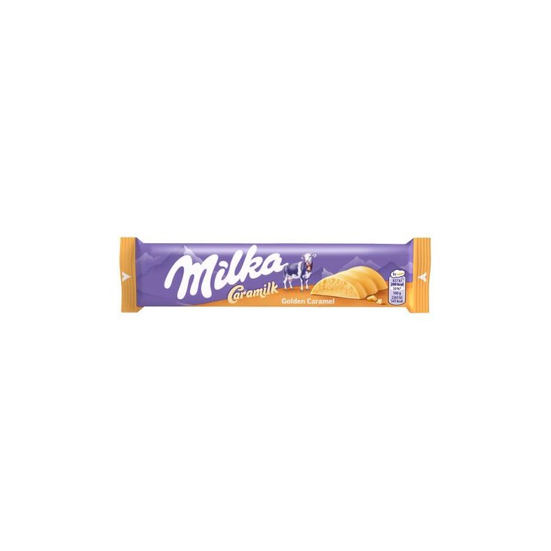 Milka Caramilk Barretta Cioccolato Bianco e Caramello Confezione da 36 x 37 grammi Milka Caramilk Barretta Cioccolato Bianco e Caramello Confezione da 36 x 37 grammi