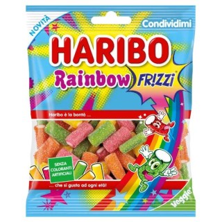 Rainbow Frizzi Frutta Buste Haribo gr.80
