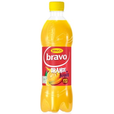 Bravo Succo di frutta Arancia e Mango ml.500x12 Rauch