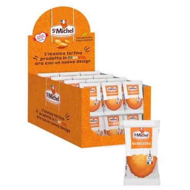 Display Madeleines St. Michel 25 Monoporzioni da 25 grammi