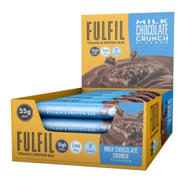 Fulfil Barretta Proteica Cioccolato al Latte Croccante gr.55x15